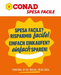 Volantino Spesa Facile Conad 01/02/2026 – 28/02/2026