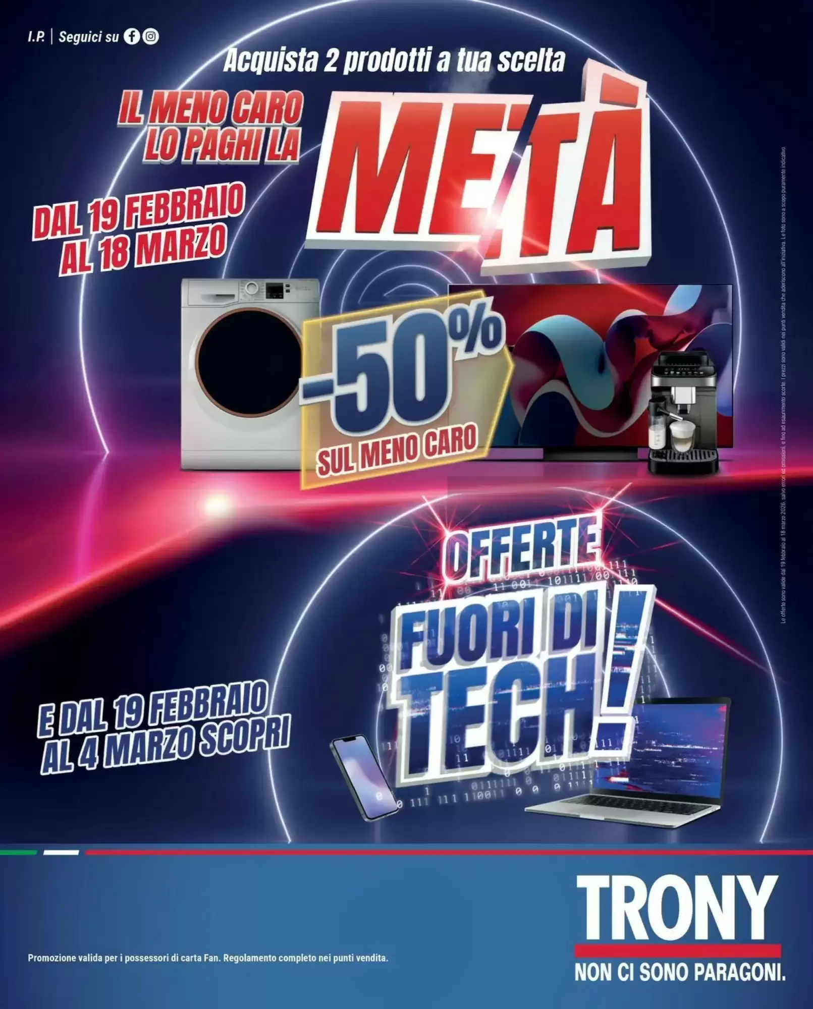 Volantino Trony 19/02/2026 – 04/03/2026