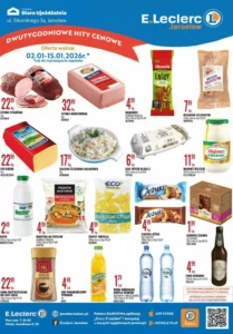 E.Leclerc gazetka 02/01/2026 – 15/01/2026