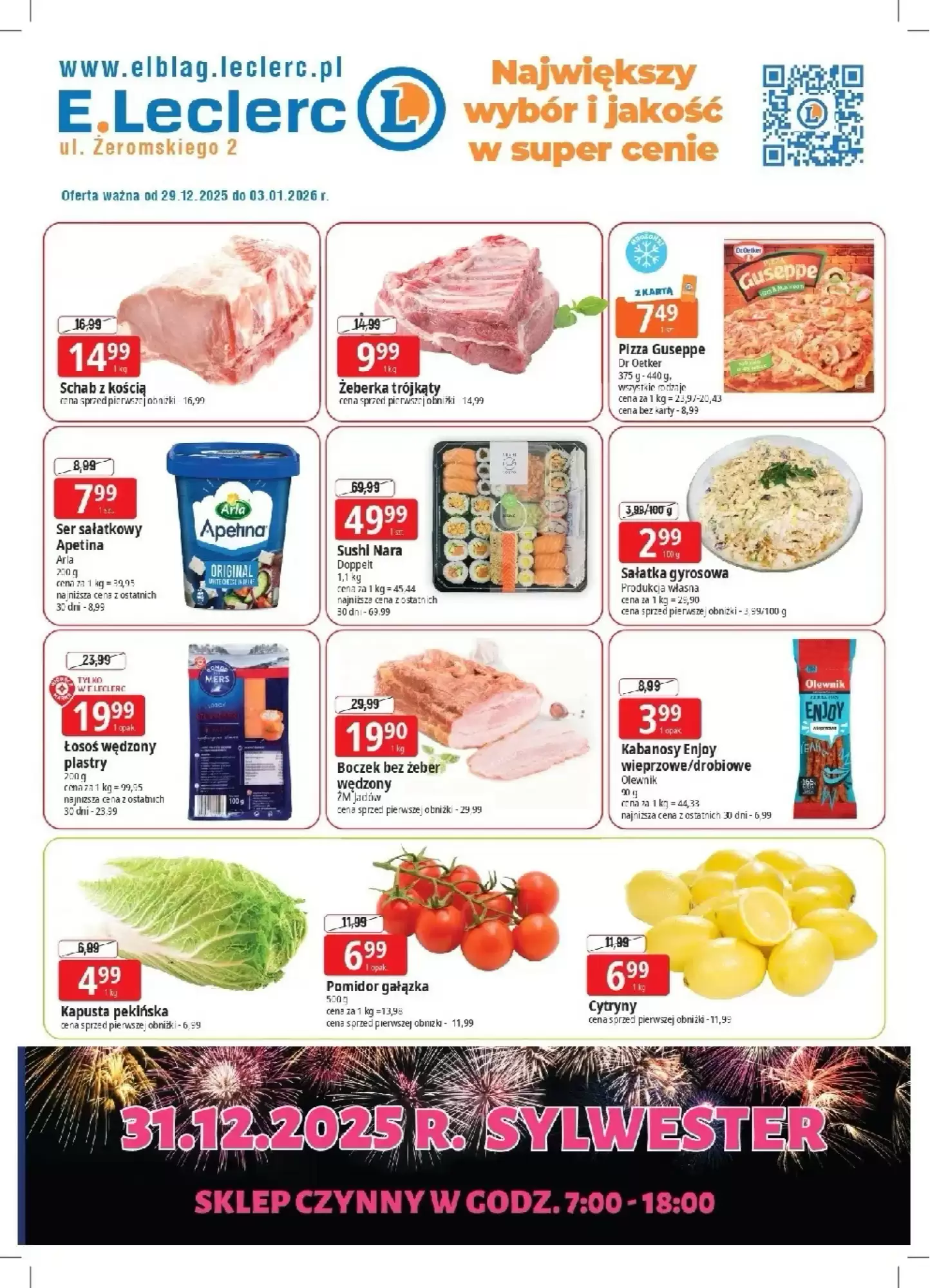 E.Leclerc gazetka 29/12/2025 – 03/01/2026