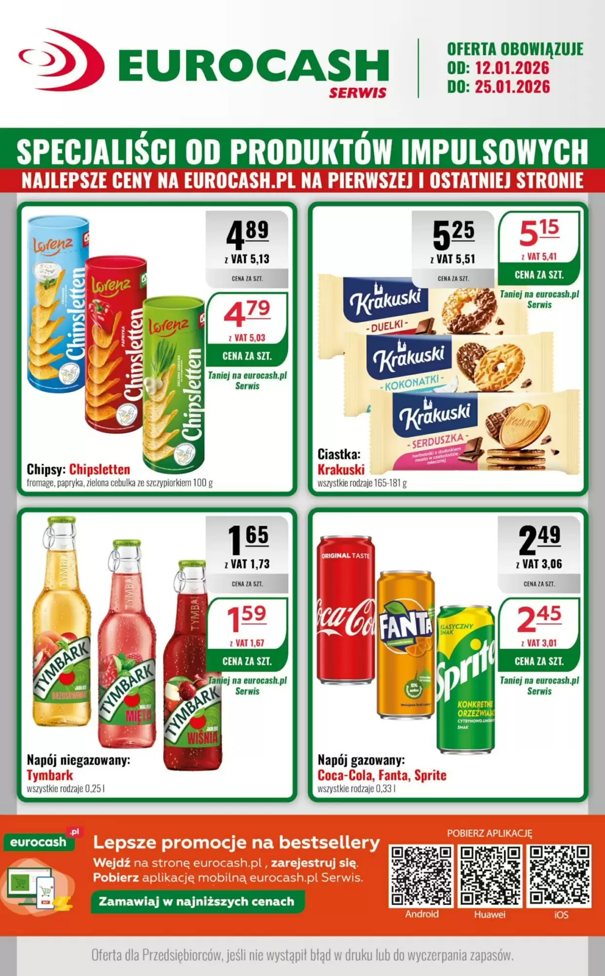 Eurocash gazetka 12/01/2026 – 25/01/2026