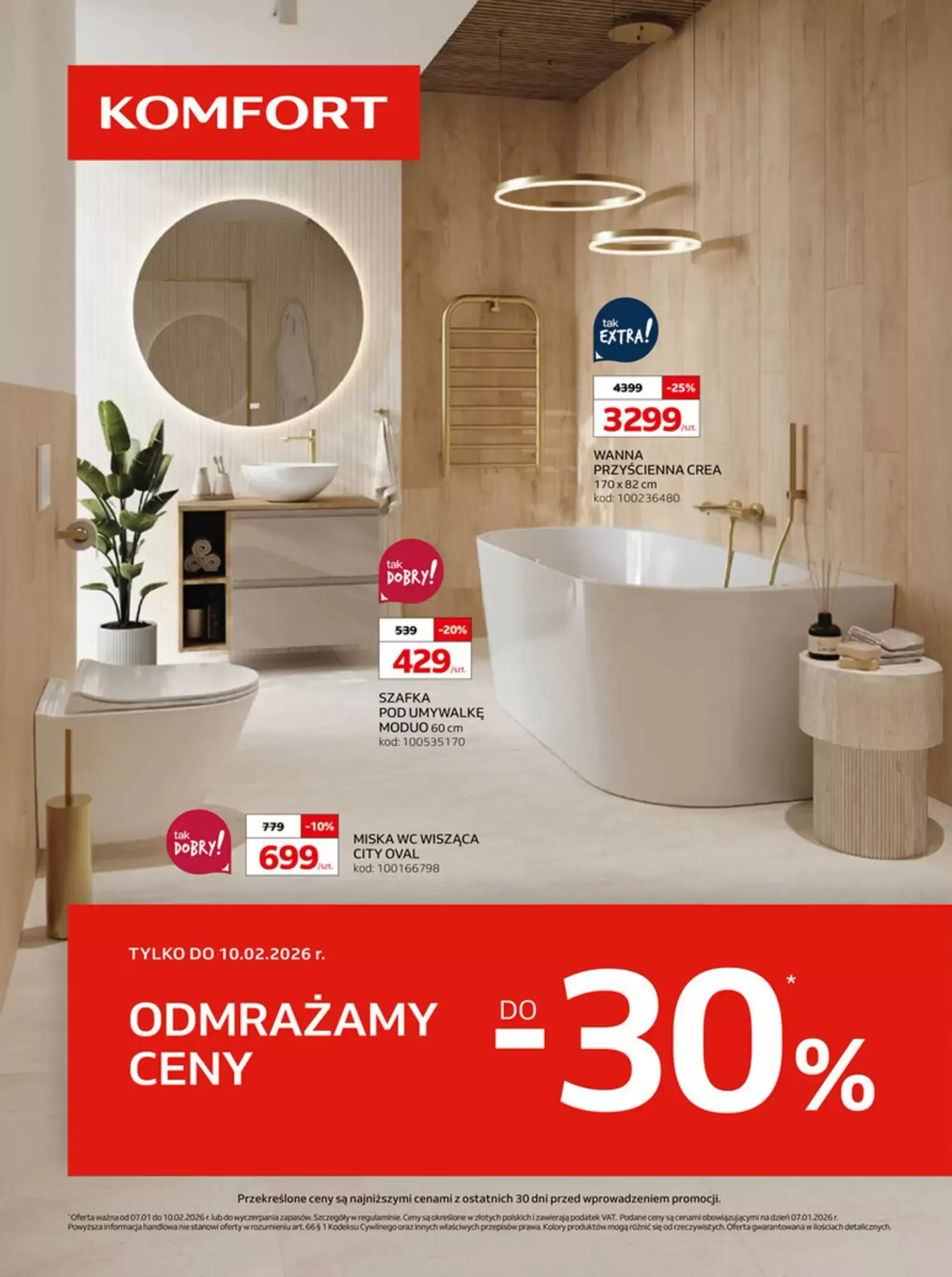 Komfort gazetka 07/01/2026 – 10/02/2026
