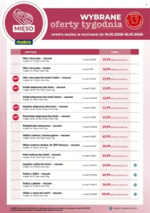 Makro gazetka 10/01/2026 – 16/01/2026