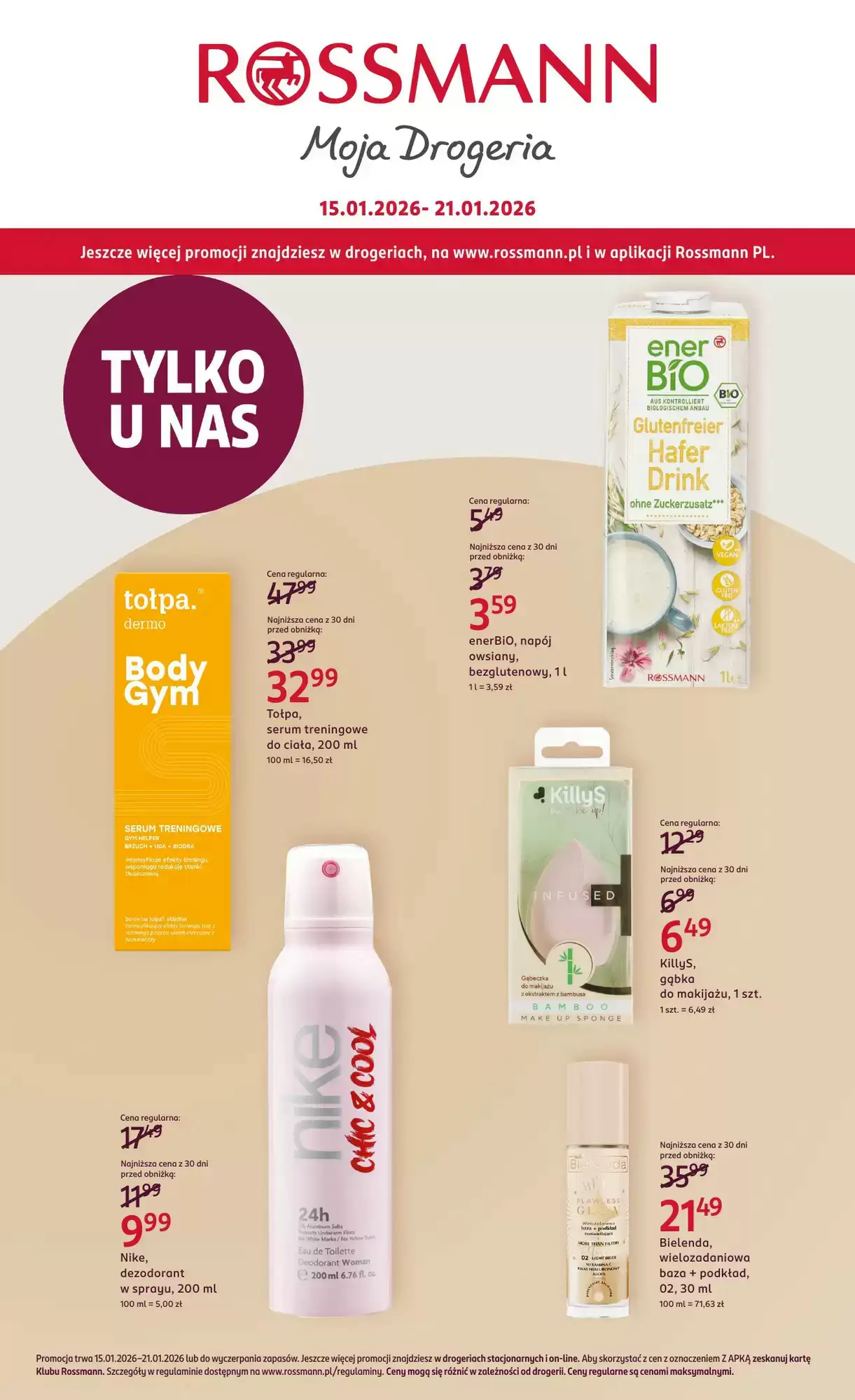 Rossmann gazetka 15/01/2026 – 21/01/2026