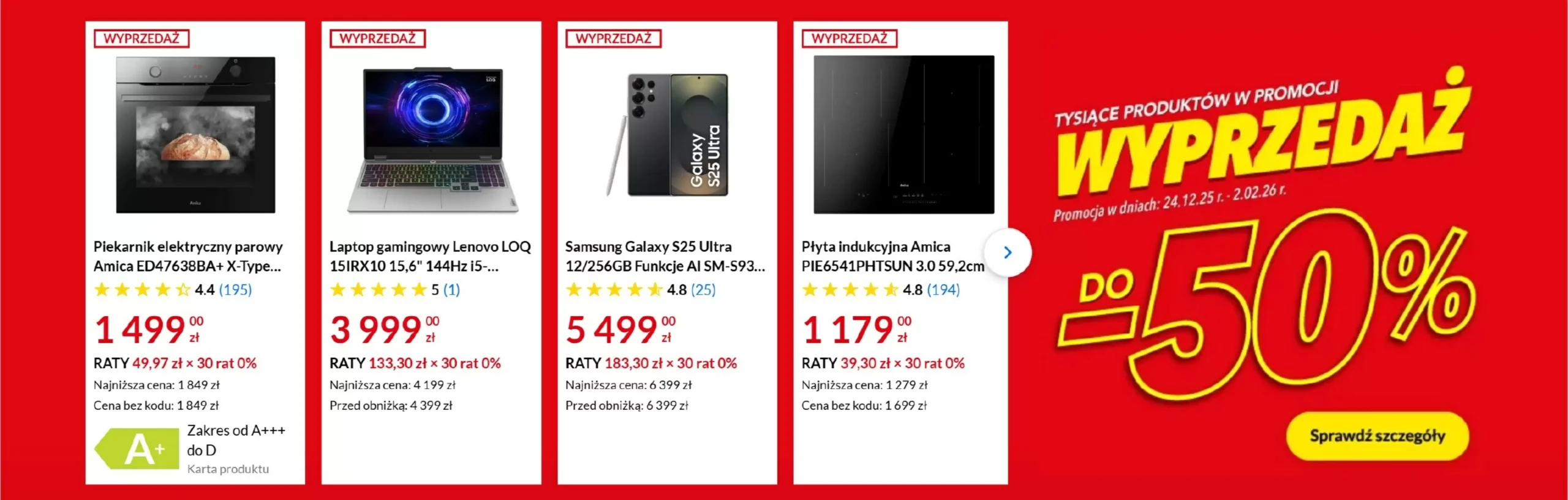 RTV EURO AGD gazetka 12/01/2026 – 02/02/2026