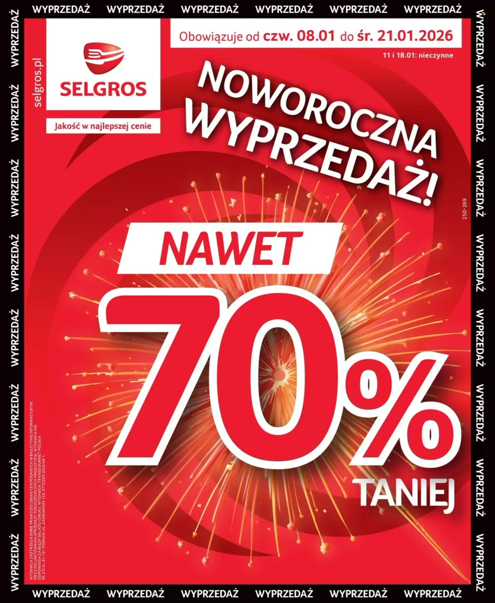 Selgros gazetka 08/01/2026 – 21/01/2026