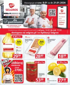 Selgros gazetka 08/01/2026 – 21/01/2026