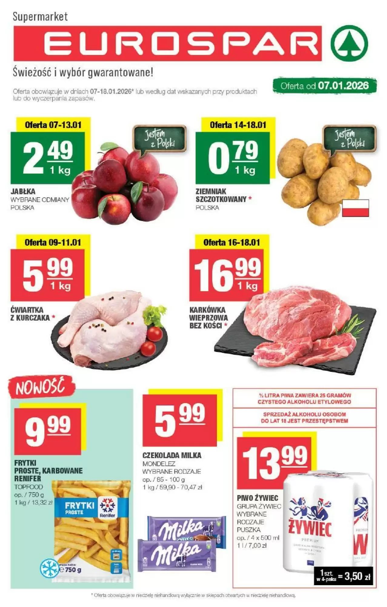Spar gazetka 07/01/2026 – 18/01/2026