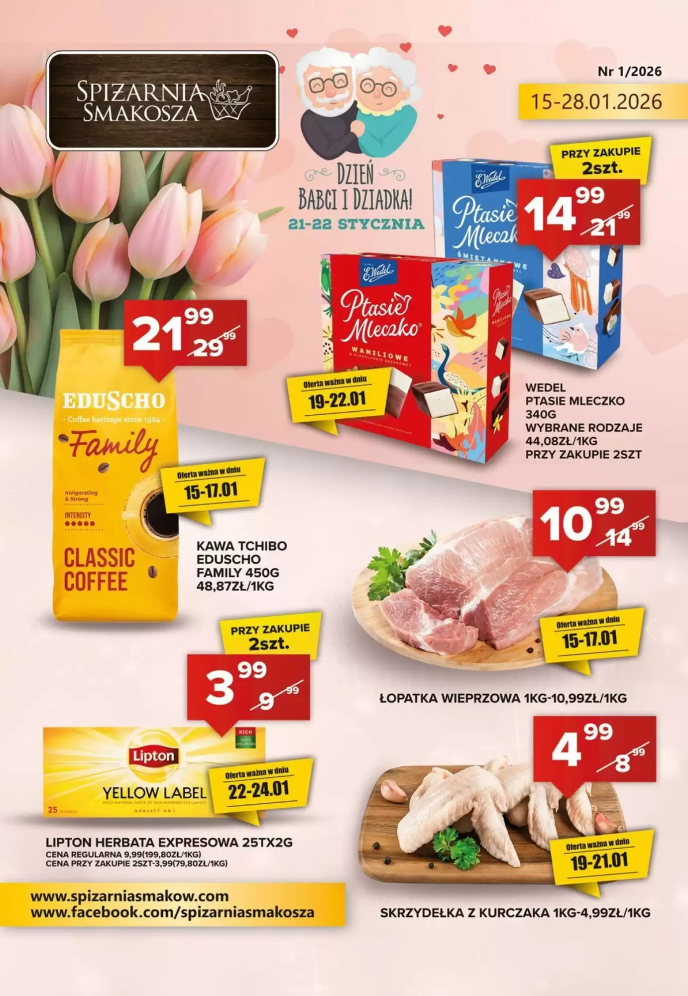 Spiżarnia Smakosza gazetka 15/01/2026 – 28/01/2026