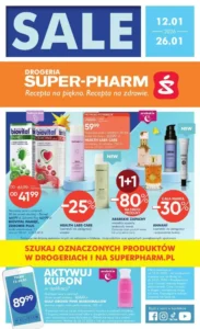 SuperPharm gazetka 12/01/2026 – 26/01/2026