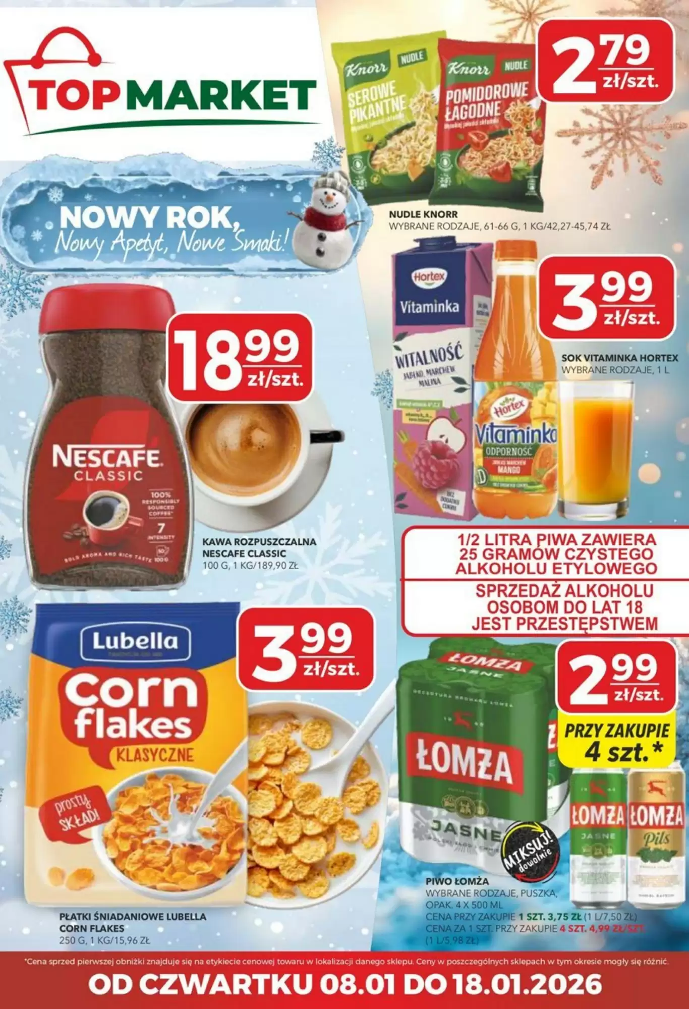 Top Market gazetka 08/01/2026 – 18/01/2026
