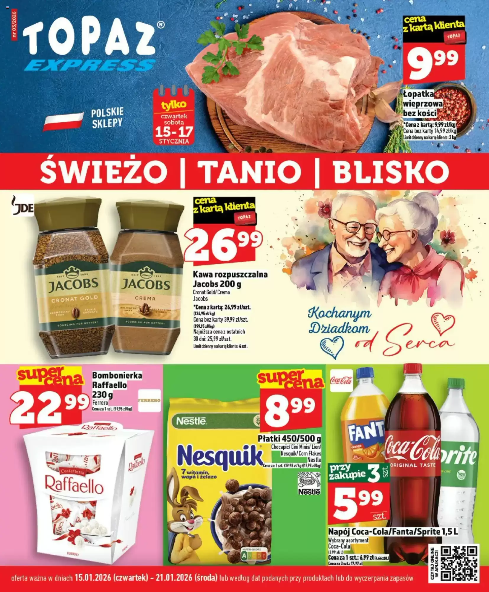 Topaz Express gazetka 15/01/2026 – 21/01/2026