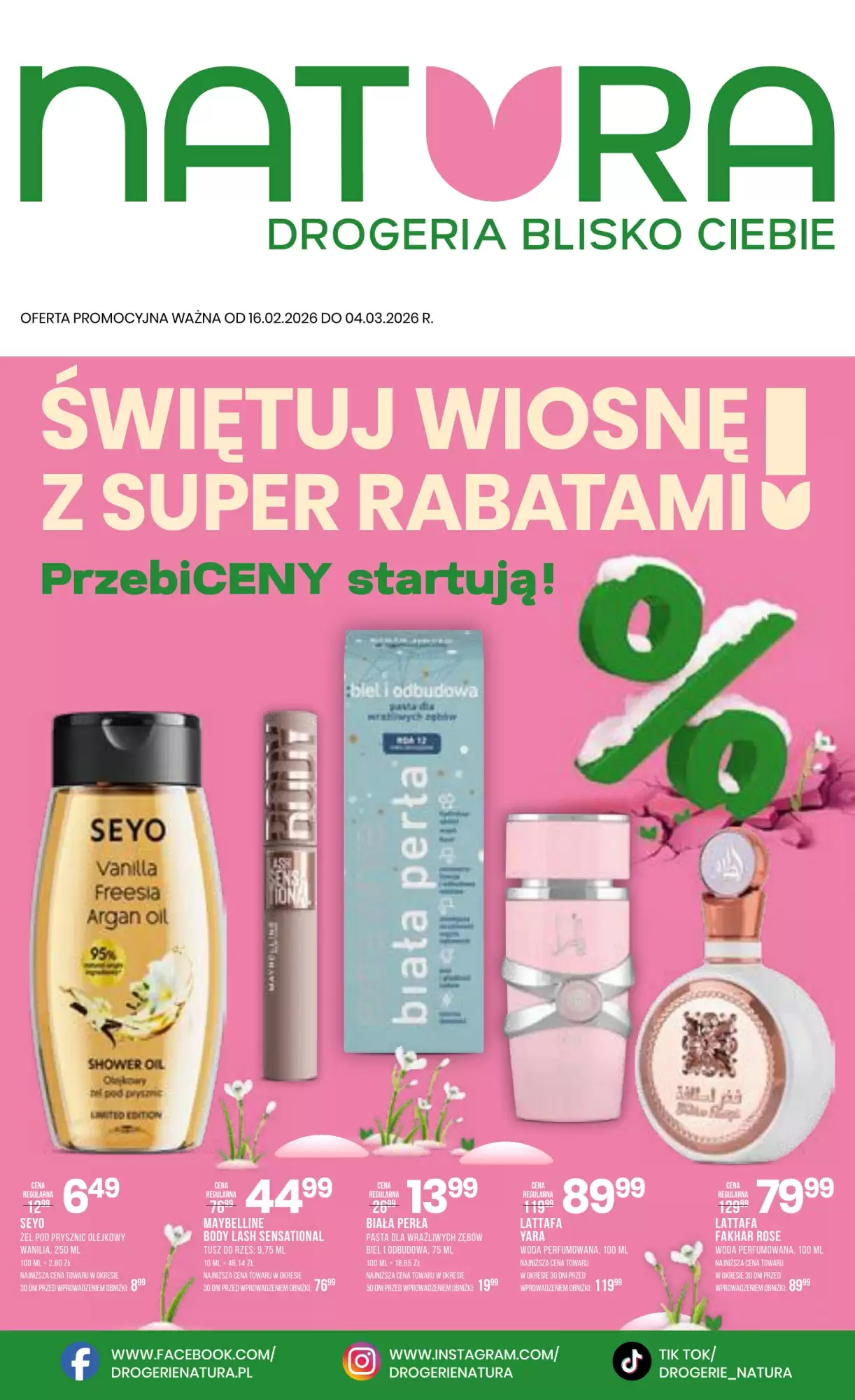 Drogerie Natura gazetka 16/02/2026 – 04/03/2026