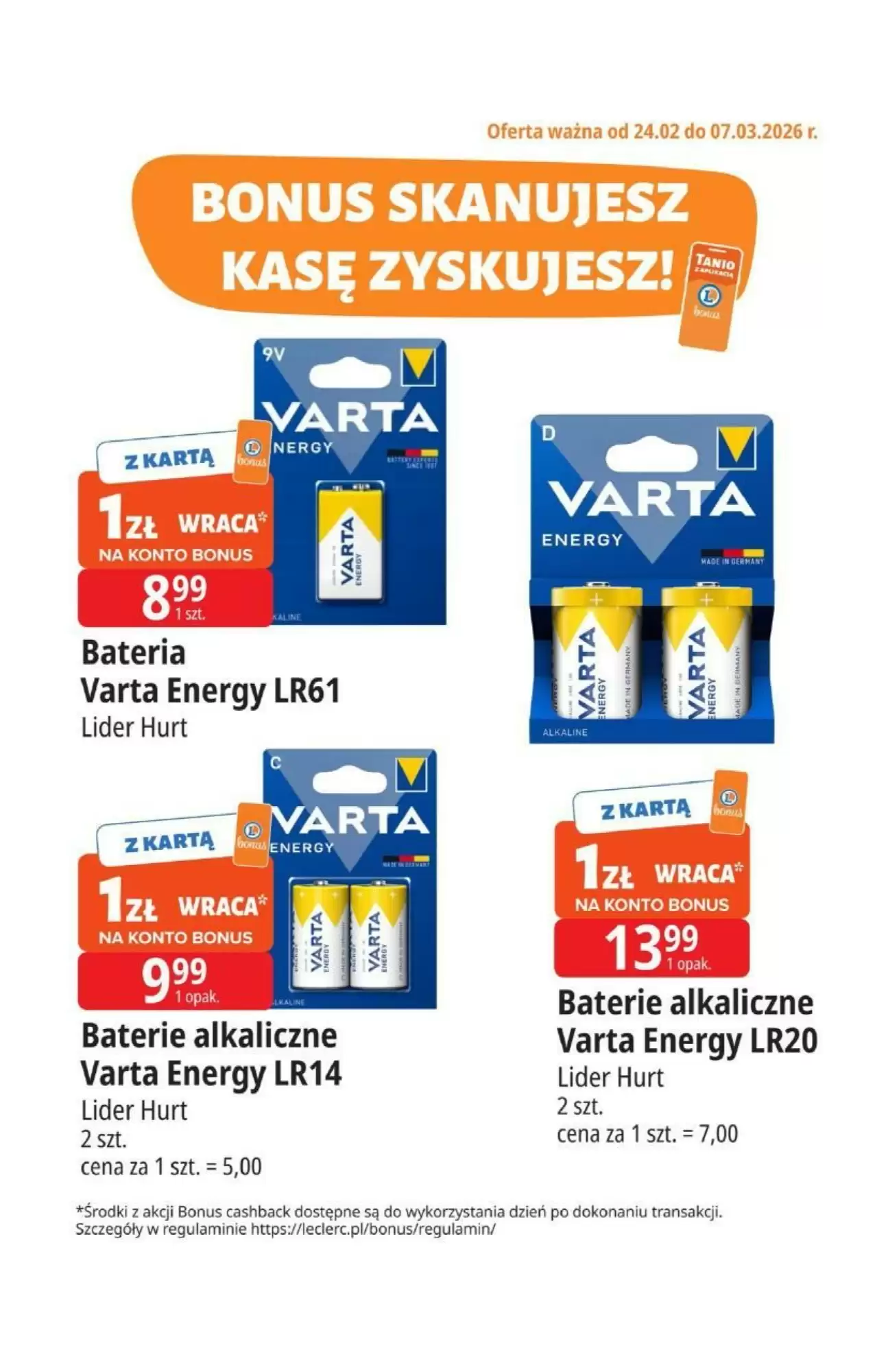 E.Leclerc gazetka 24/02/2026 – 07/03/2026