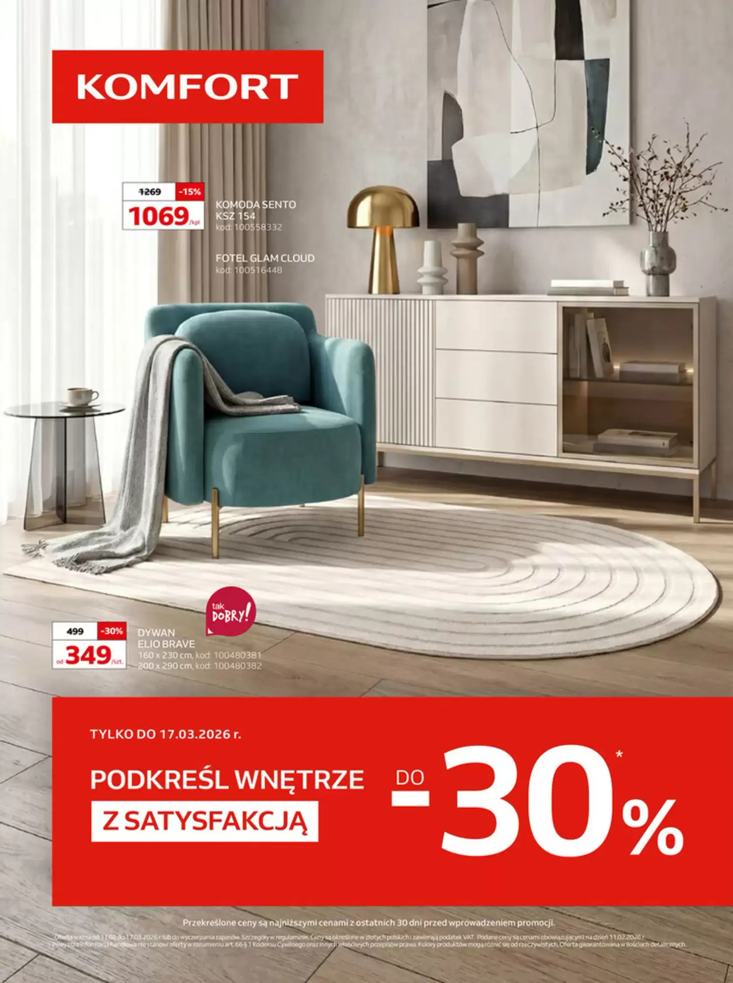 Komfort gazetka 09/02/2026 – 17/03/2026