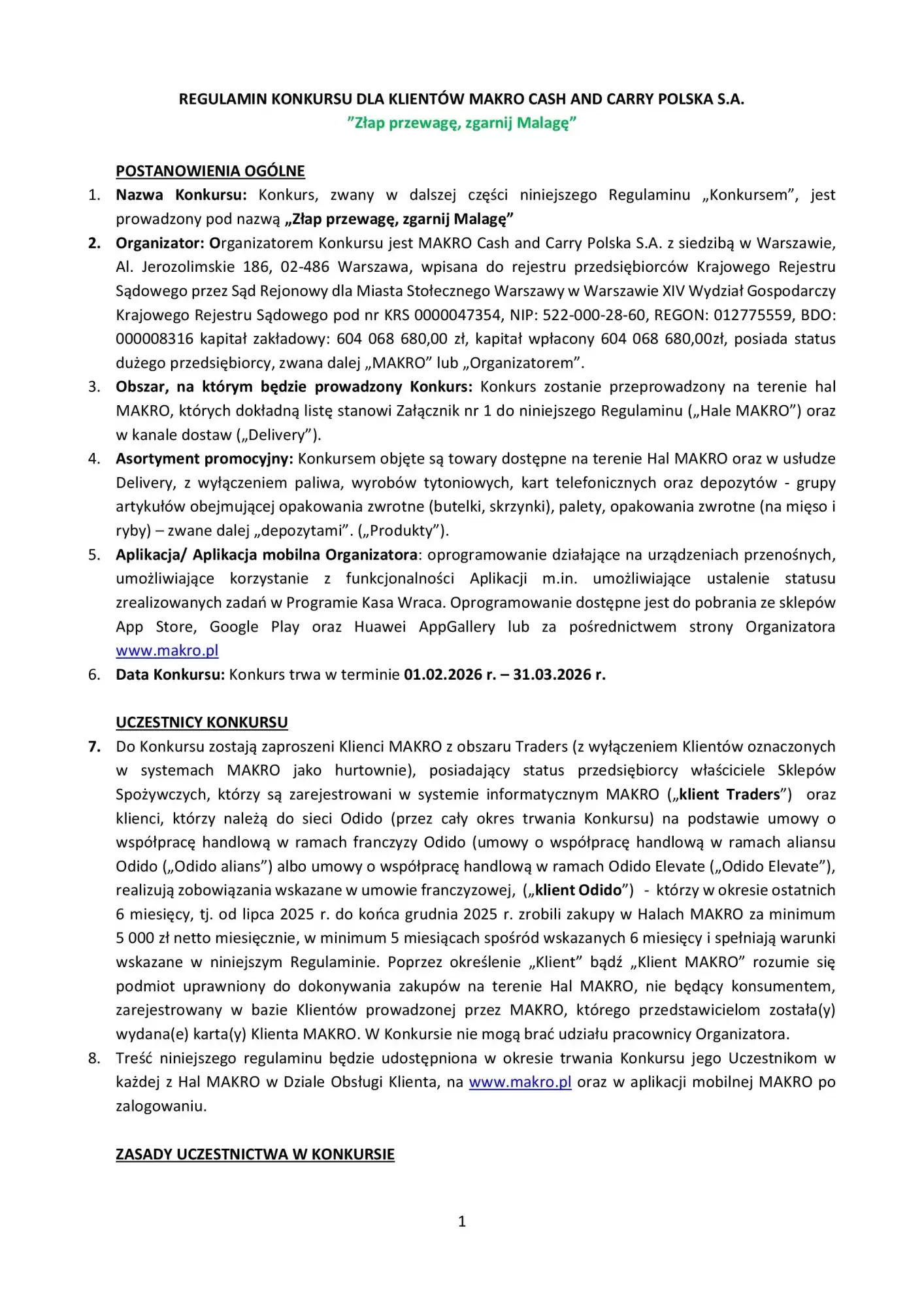 Makro gazetka 31/01/2026 – 28/03/2026