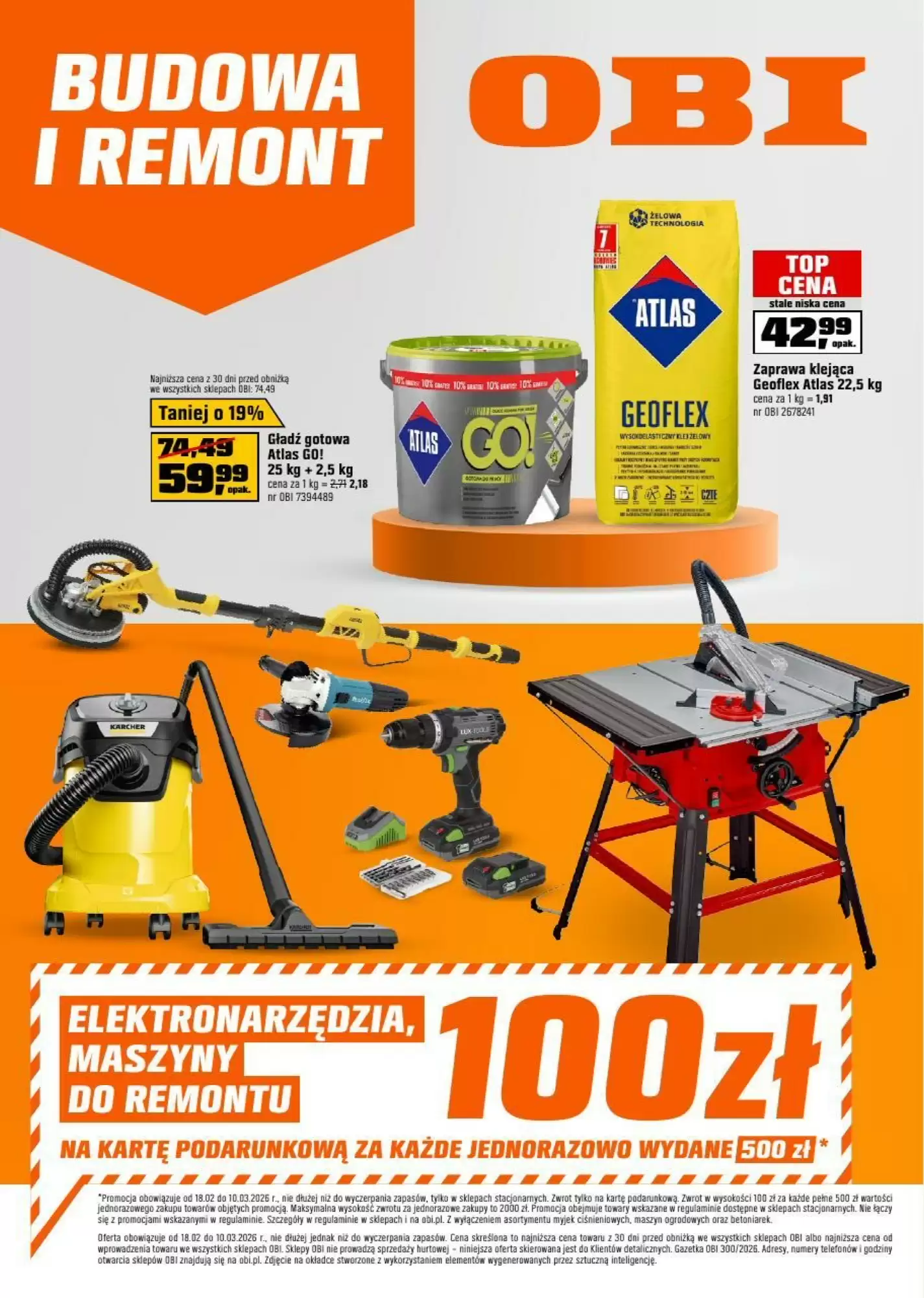 OBI gazetka 19/02/2026 – 10/03/2026