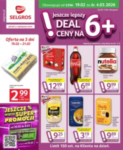 Selgros gazetka 19/02/2026 – 04/03/2026
