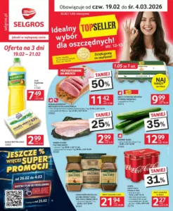 Selgros gazetka 19/02/2026 – 04/03/2026