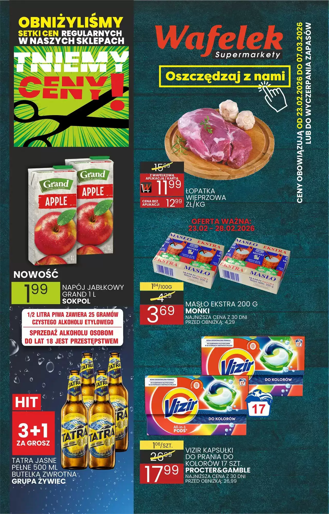 Wafelek gazetka 23/02/2026 – 07/03/2026